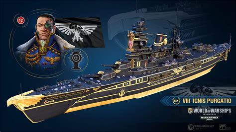 World Of Warships Reveals Warhammer 40000 Crossover Both On Pc And