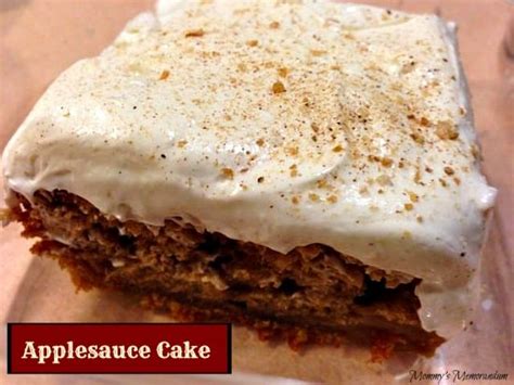 Applesauce Cake Recipe • Mommys Memorandum