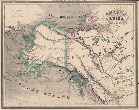 America Russa America Nord Ovest Geographicus Rare Antique Maps