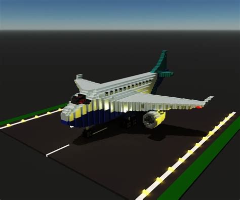3d Asset Game Ready Voxel Airplane Cgtrader