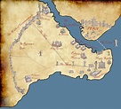 La antigua constantinopla mapa - Mapa de constantinopla 1453 (Turquía)