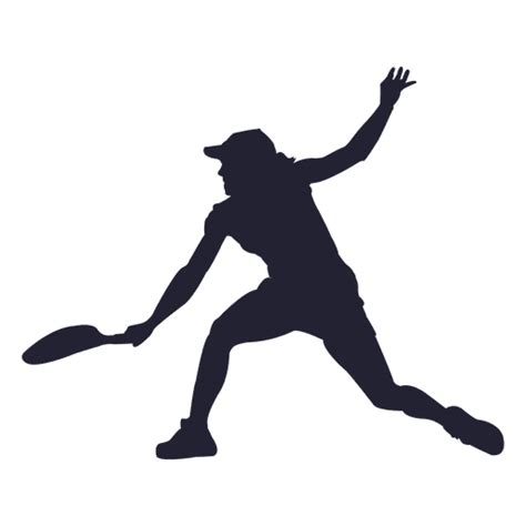 Woman Playing Tennis Silhouette Png And Svg Design For T Shirts