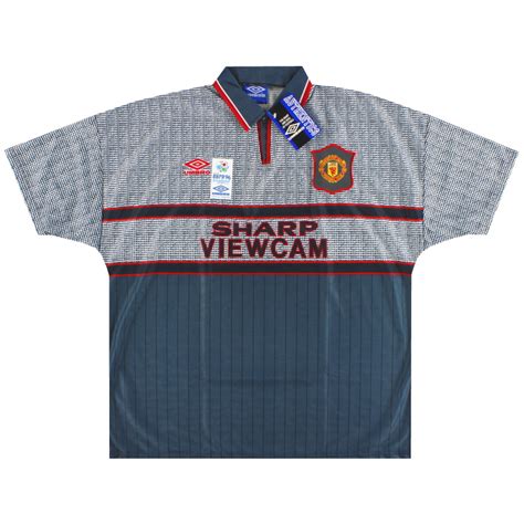 1995 96 Camiseta Manchester United Umbro Visitante Bnib Xxl 734610