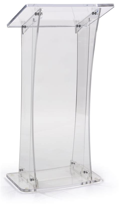 Acrylic Lectern With Portable Design Podiums Direct