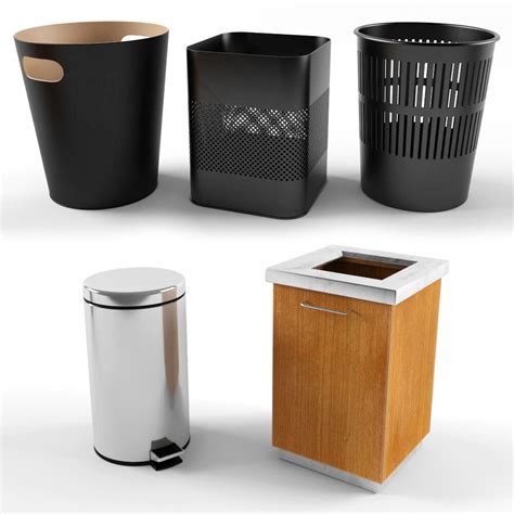 Artstation Set Trash Cans In The Office Resources