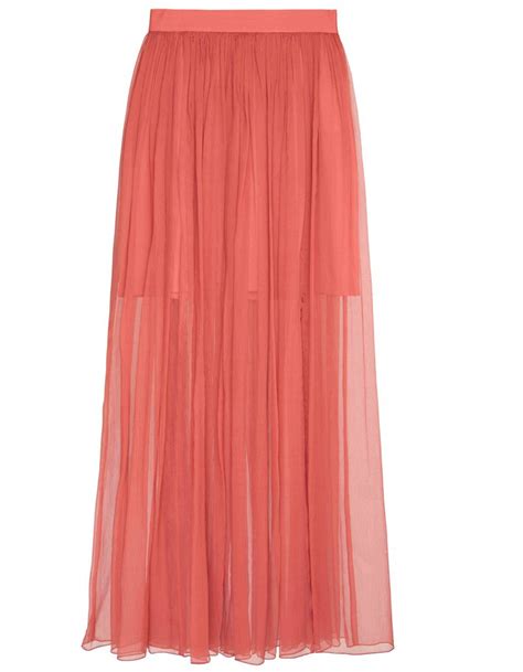 Lovely Dusty Pink Chiffon Flowing Maxi Skirt Elizabeths Custom Skirts