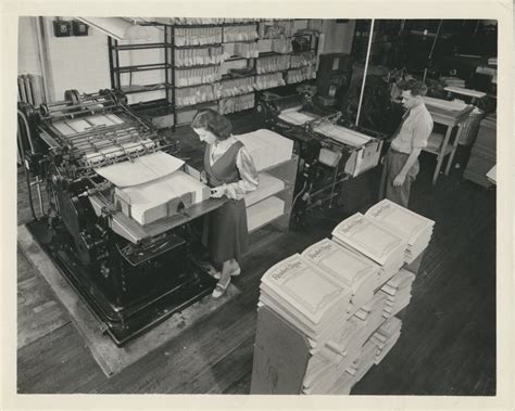 Kelly And Bobst Presses Ca 1941 Aph Museum