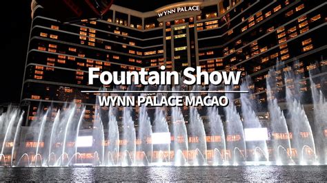 4k Wynn Palace Fountain Show Frank Sinatra New York New York