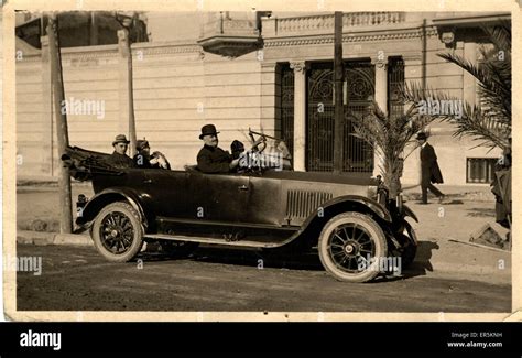 Vintage Car Awaiting Identification Spain 1920s Stock Photo Alamy