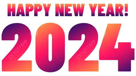 2024 New Year Greetings Red Text Two Thousand And Twenty Four New