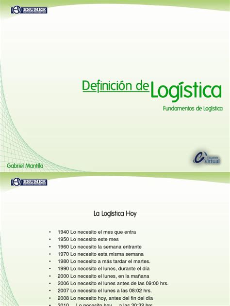 Definicion De Logistica Pdf Logística Industrias