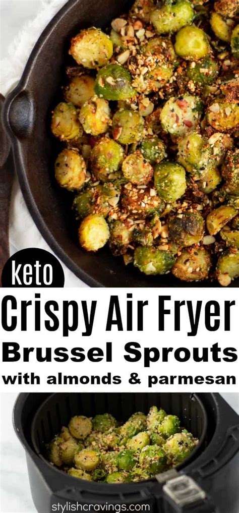 They are amazingly delicious, crunchy, cheesy, salty, and soooooo good! Crispy Air Fryer Parmesan Brussel Sprouts - Easy - Healthy ...