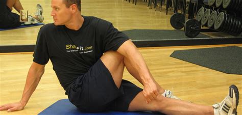 Seated Trunk Twist Stretching Exercise Guide With Photos