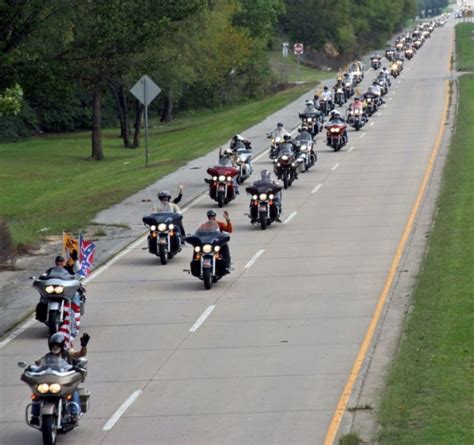 Rally Beautiful Scenery Trail Of Tears Remembrance Motorcycle Ride In Usa