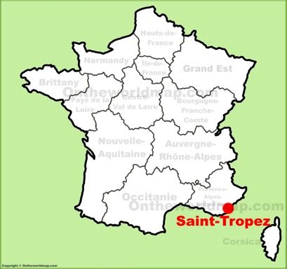 Décrypter 59 imagen saint tropez carte de france fr thptnganamst edu vn