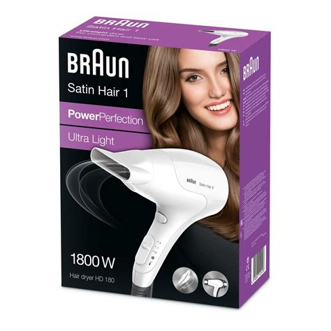 Fast & free shipping on many items! HD180 Braun Satin Hair 1 PowerPerfection dryer - Powerful ...
