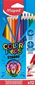 Lapices De Colores Maped Strong Cuerpo Plastico x 12 Largos Cod. 862712