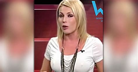 Tv Presenter Weathers Nipple Storm Wardrobe Malfunction During Live