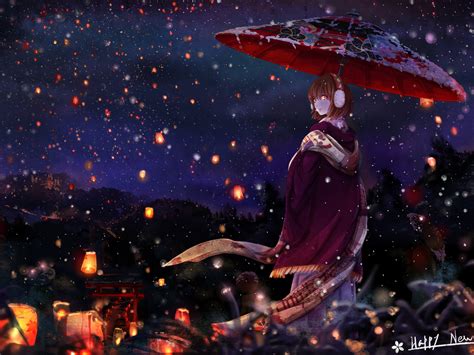 1024x768 Anime Girl With Umbrella Wallpaper1024x768 Resolution Hd 4k