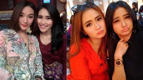 bikin adem zaskia ayu ting ting dewi perssik dan vega kompak berhijab netizen cantiknya