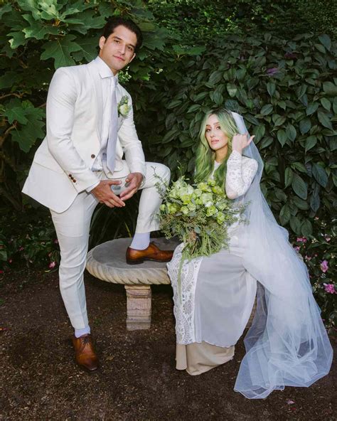 teen wolf star tyler posey marries singer phem in malibu wedding exclusive