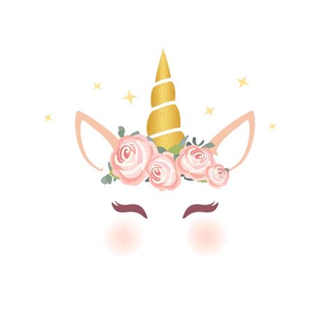 4 Thousand Cartoon Unicorn Head Flowers Royalty Free Images Stock