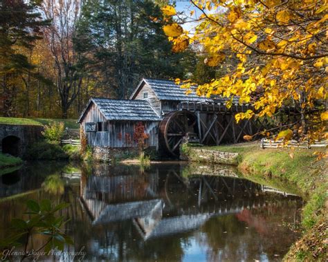 Mabry Mill In Autumn 0275 Autumn Photography Virginia Photography
