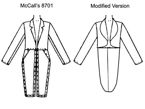 Columbias Closet Modifying A Tailcoat Pattern