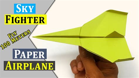 How can a paper cylinder fly like a paper airplane? DIY Awesome Paper Plane | How To Make A Paper Airplane Fly ...
