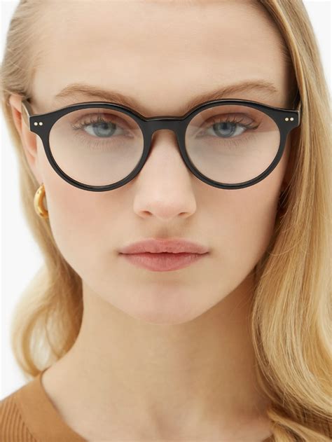 round acetate glasses celine eyewear matchesfashion round eyewear eyewear celine