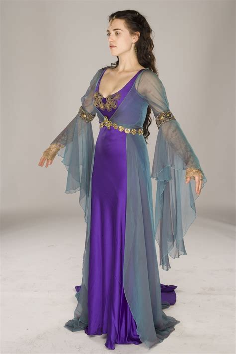 Merlin On Bbc Photo Lady Morgana Season 1 Fantasy Gowns Dresses