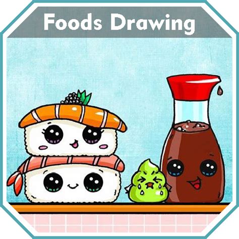 Wondering how to draw food? App Insights: How to Draw Cute Foods Easy Step by Step ...
