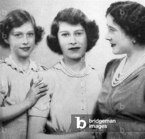 The Queen Mother Queen Elizabeth Ii And Princess Margaret 1950 Bw