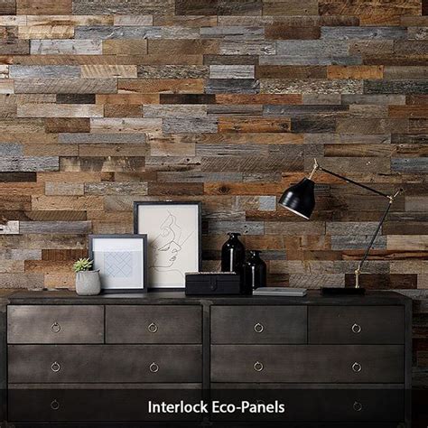 Stunning Interlock Eco Panels Made With Reclaimed Wood 🚨free Shipping