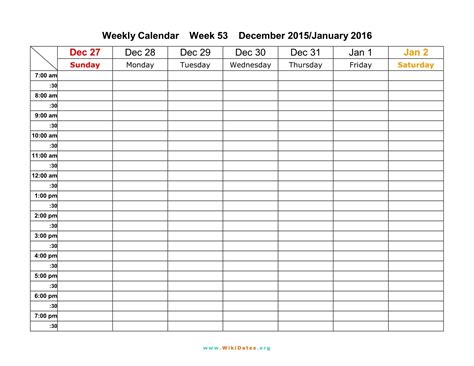 Printable Blank Employee Schedules Template Calendar Design
