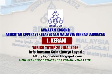 Angkatan koperasi kebangsaan malaysia berhad | find, read and cite all the research you need on researchgate. Jawatan Kosong Angkatan Koperasi Kebangsaan Malaysia ...