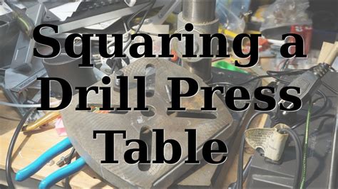Drill Press Squaring With 3D Printed Tool YouTube