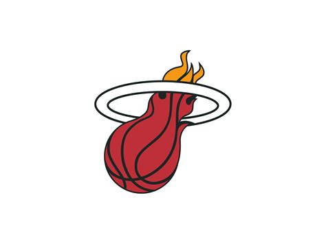 The team's mascot is burnie. Miami Heat logo | Logok | Miami heat basketball, Miami ...
