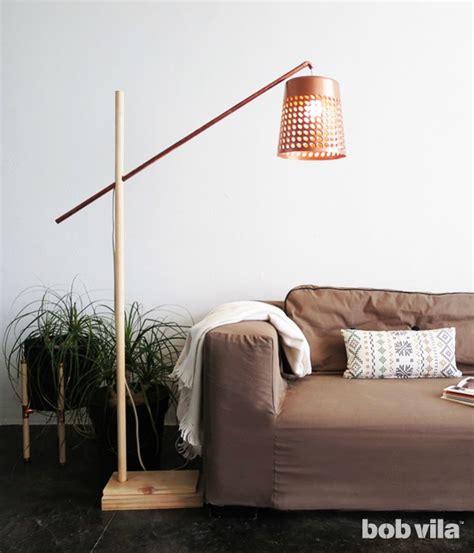 Floor lamps can occasionally be expensive, and therefore here's how to cheaply & easily revamp your lamp base for a new look. DIY Floor Lamp - DIY Lite - Bob Vila