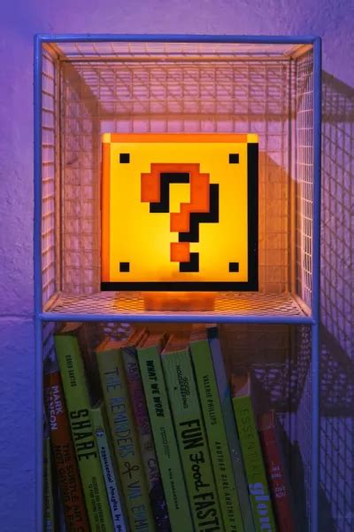 Mario Brothers Question Block Light Urban Outfitters