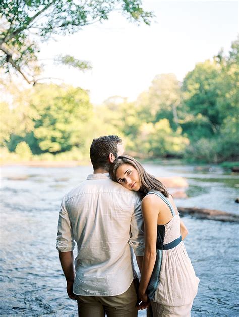 Delightful And Spontaneous Engagement Session At The River Yolandi And Shawn Romantic Engagement