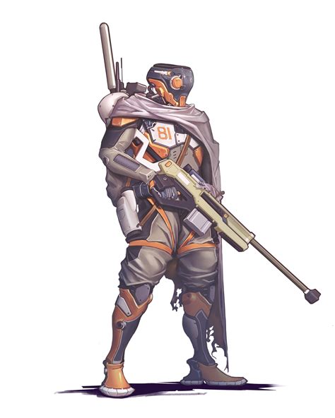 Artstation Snp 03 Sniper Daniel Zhao Sci Fi Concept Art Overwatch