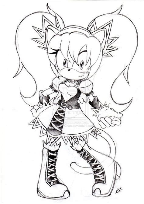 Honey The Cat By Robie Chan On Deviantart Honey The Cat Sonic Art Cats
