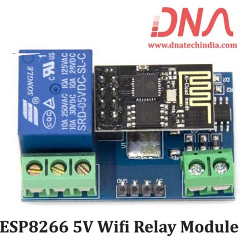 Buy Online Esp8266 5v Wifi Relay Module At Low Cost From Dna Technology