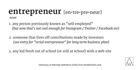Entrepreneur Dad Definition Theafterwork Club