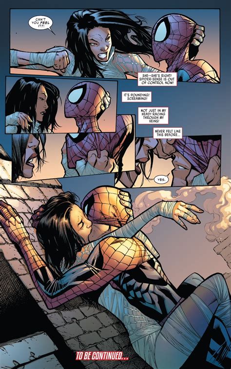 Amor Spideman y Silk Cómics Superhéroes y Superhéroes marvel