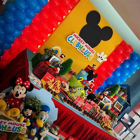 Ideas Para Cumpleanos De 1 Ano Varon De Mickey Bebe