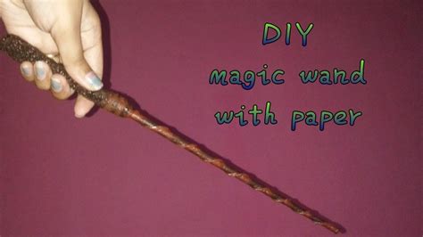 Harry potter interactive wand diy. Harry Potter magic wand DIY with paper - YouTube