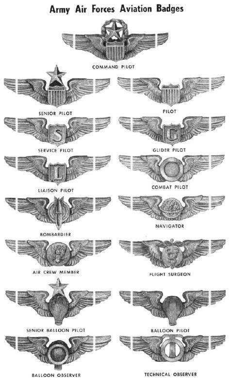 Army Air Force Aircrew Air Force Medals Military Insignia Military