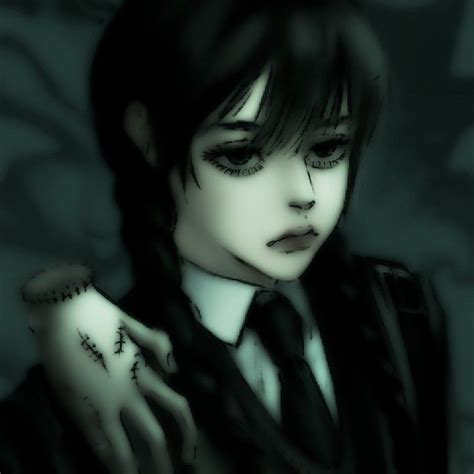 Pin By On 미술 Anime Icons Goth Anime